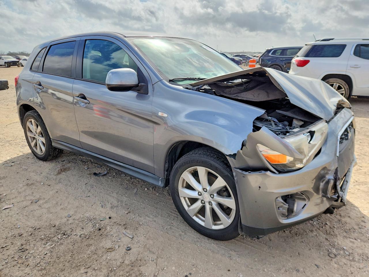 2015 Mitsubishi Outlander Sport Серый vin: 4A4AP3AWXFE035654