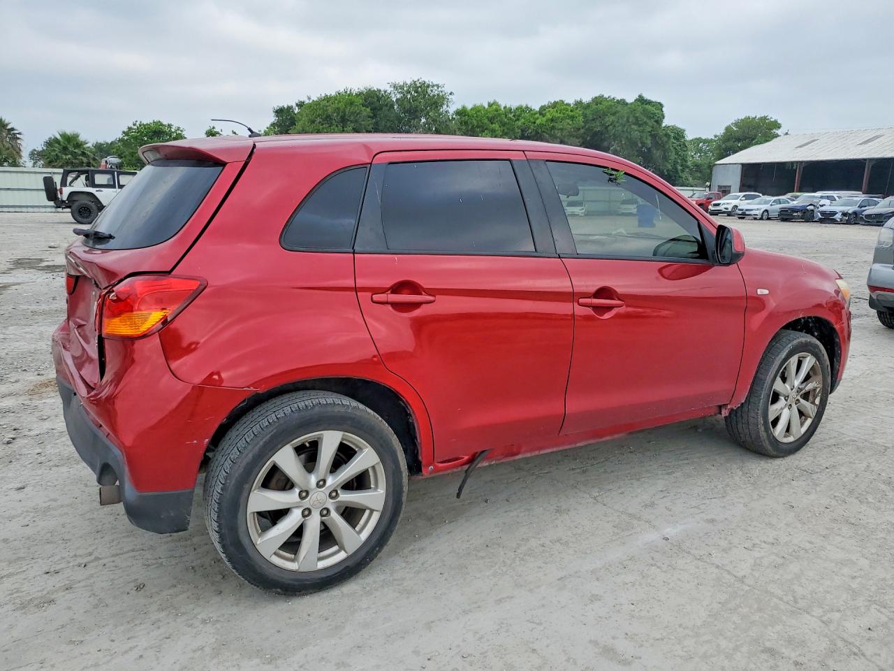 2015 Mitsubishi Outlander Sport Red vin: 4A4AP3AWXFE042815