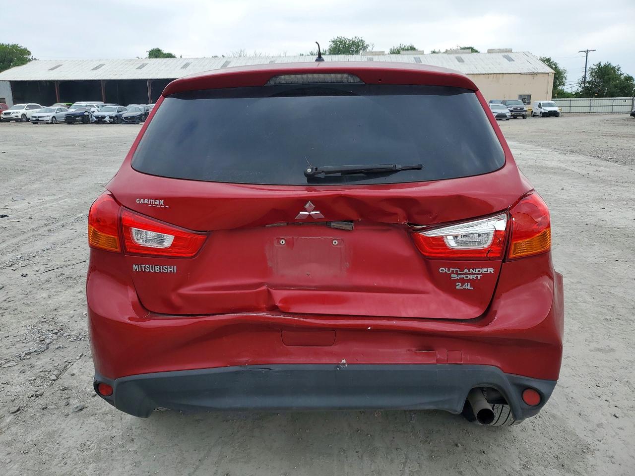 2015 Mitsubishi Outlander Sport Red vin: 4A4AP3AWXFE042815