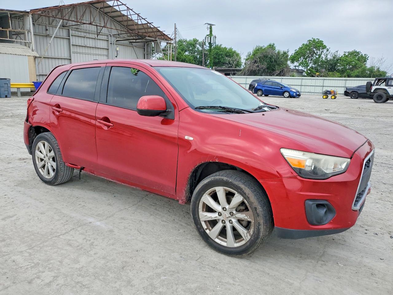 2015 Mitsubishi Outlander Sport Red vin: 4A4AP3AWXFE042815