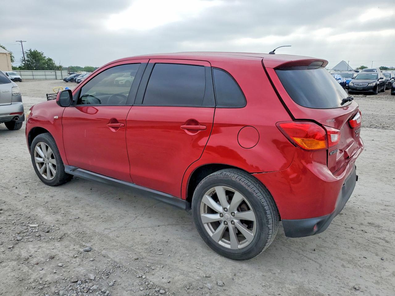 2015 Mitsubishi Outlander Sport Red vin: 4A4AP3AWXFE042815