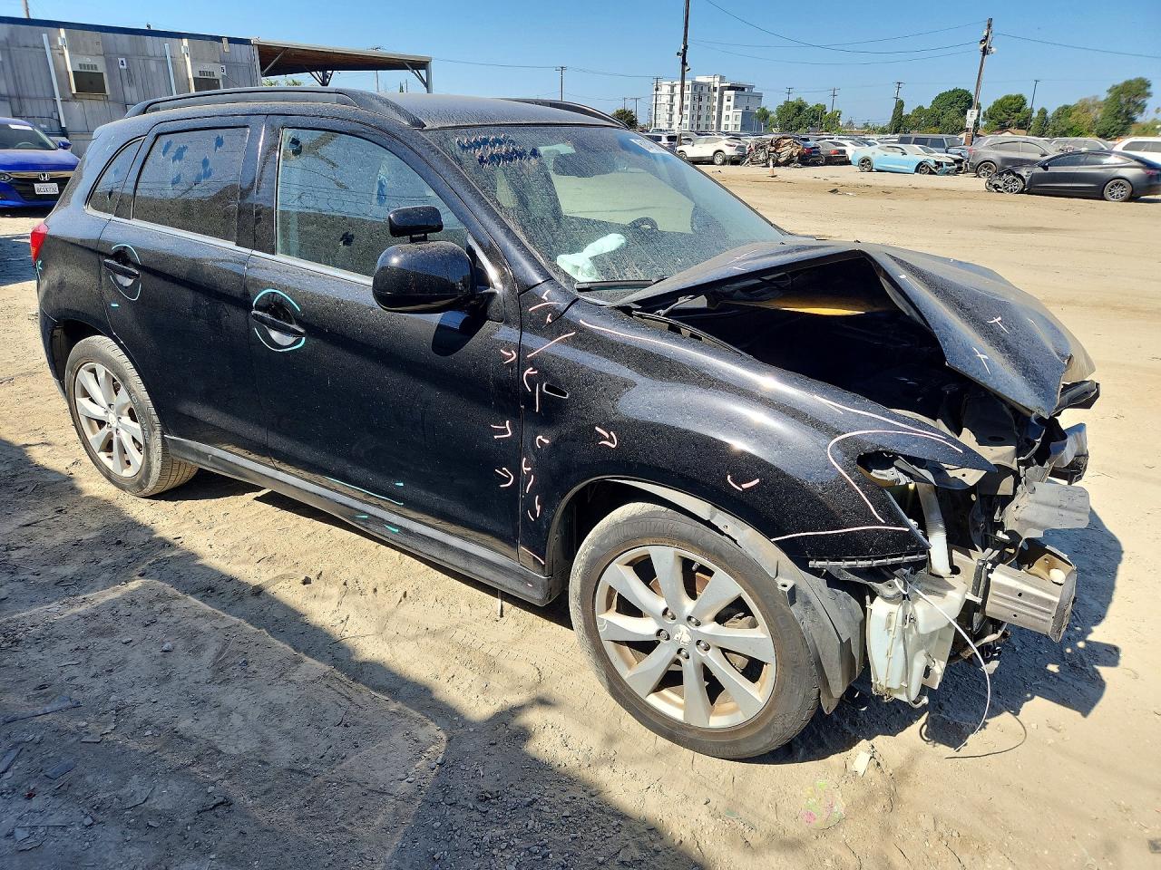 2013 Mitsubishi Outlander Sport Se Black vin: 4A4AP4AU0DE008089