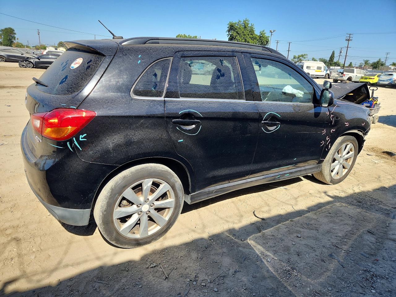 2013 Mitsubishi Outlander Sport Se Black vin: 4A4AP4AU0DE008089