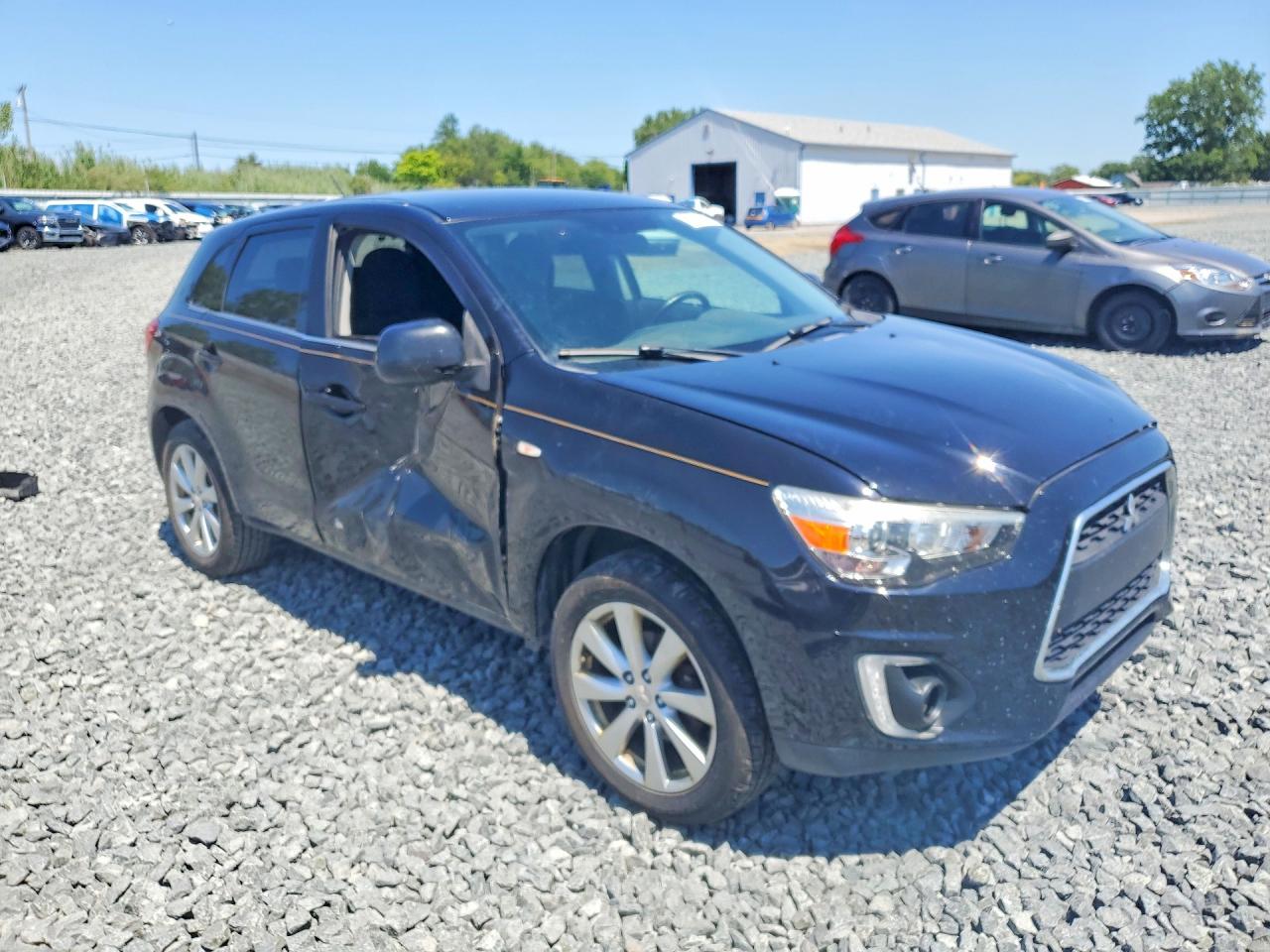 2015 Mitsubishi Outlander Sport Se Черный vin: 4A4AP4AU0FE055397