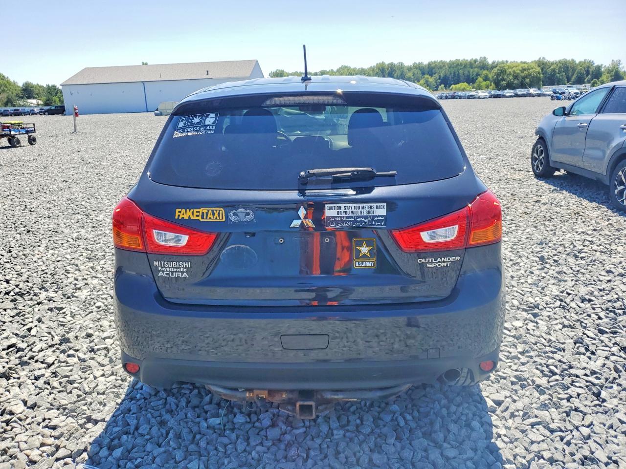 2015 Mitsubishi Outlander Sport Se Черный vin: 4A4AP4AU0FE055397
