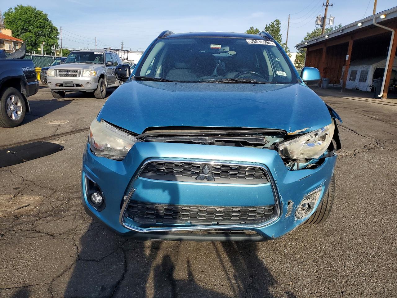 2013 Mitsubishi Outlander Sport Se Blue vin: 4A4AP4AU1DE009798