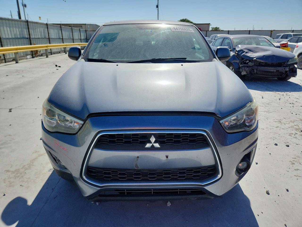2014 Mitsubishi Outlander Sport Se Gray vin: 4A4AP4AU1EE017854