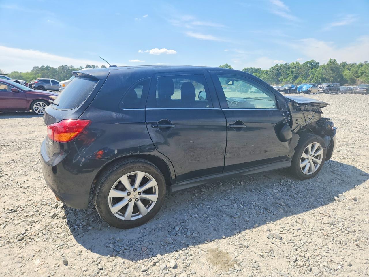 2014 Mitsubishi Outlander Sport Se Black vin: 4A4AP4AU1EE019295