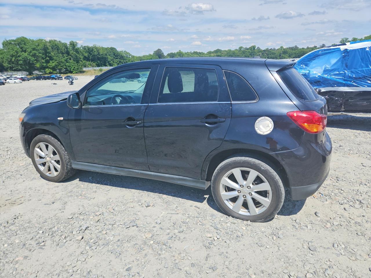 2014 Mitsubishi Outlander Sport Se Black vin: 4A4AP4AU1EE019295