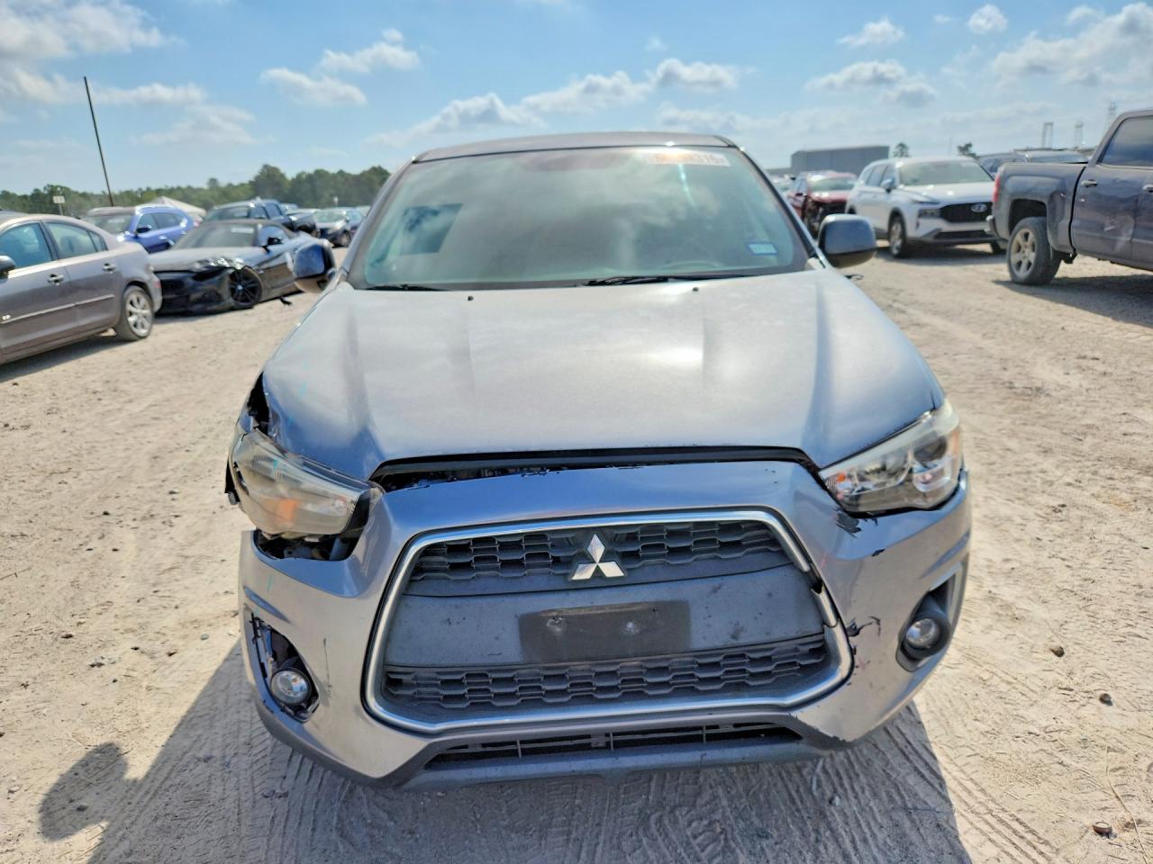 2014 Mitsubishi Outlander Sport Se Серый vin: 4A4AP4AU1EE031043