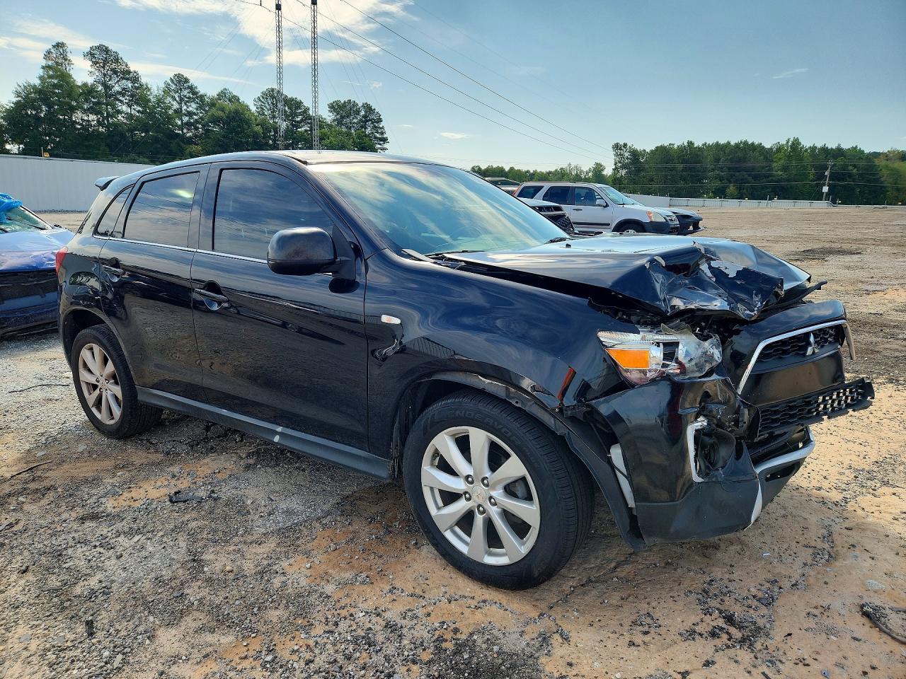 2015 Mitsubishi Outlander Sport Se Black vin: 4A4AP4AU1FE024451