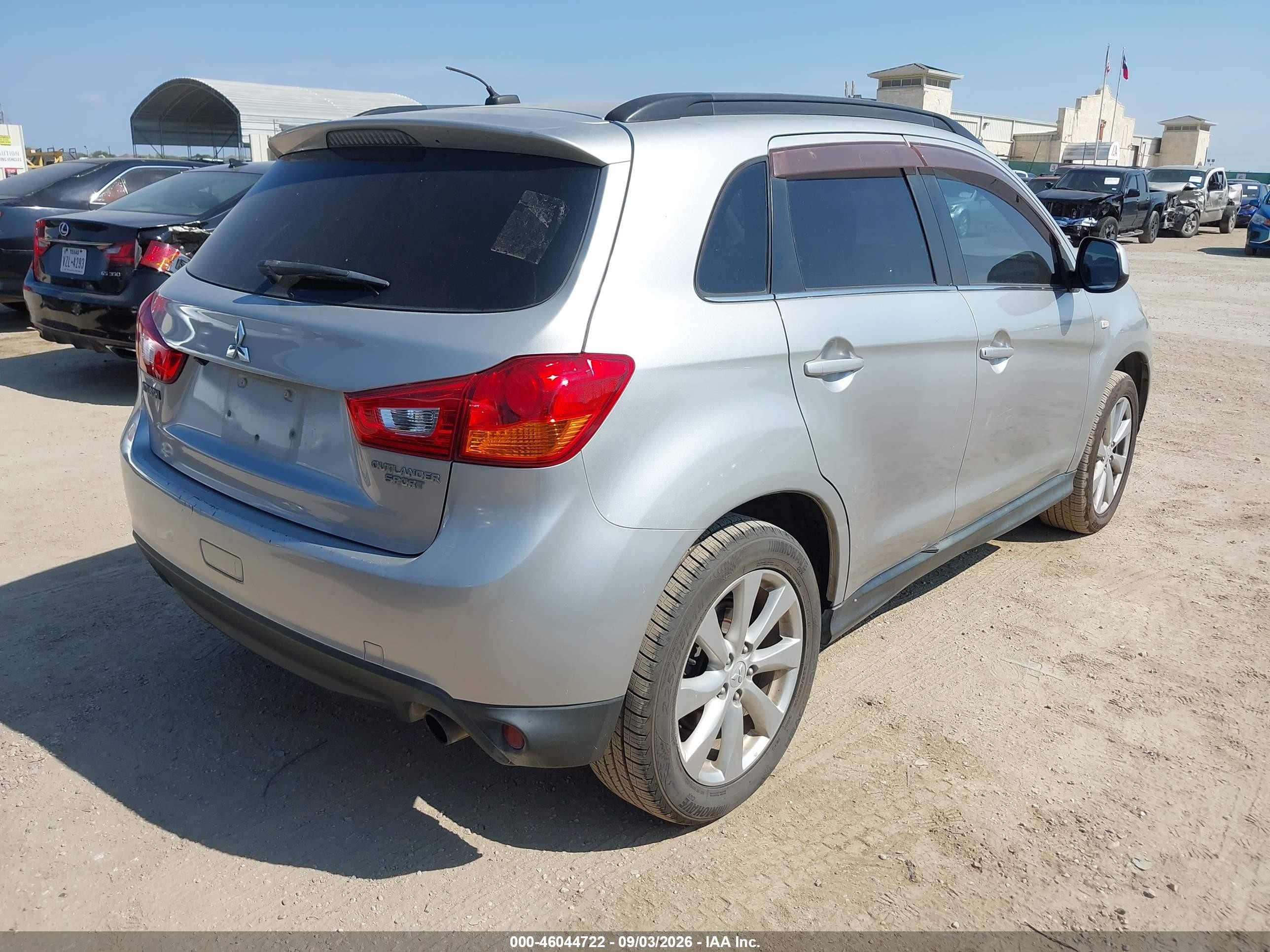 2015 Mitsubishi Outlander Sport Se Silver vin: 4A4AP4AU1FE042836