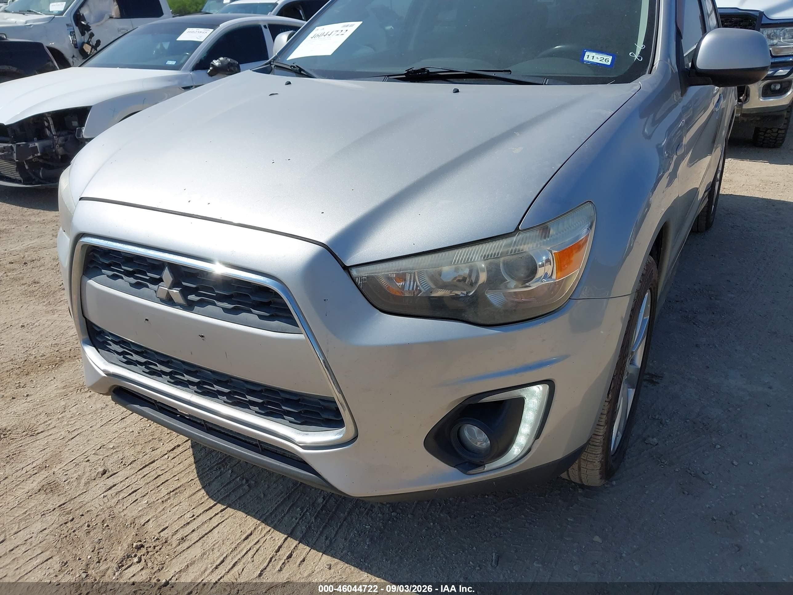 2015 Mitsubishi Outlander Sport Se Silver vin: 4A4AP4AU1FE042836