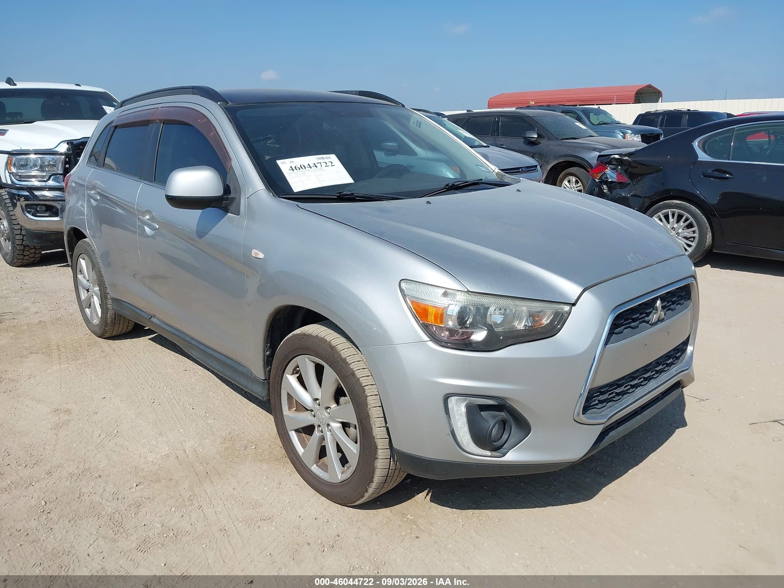 2015 Mitsubishi Outlander Sport Se Silver vin: 4A4AP4AU1FE042836