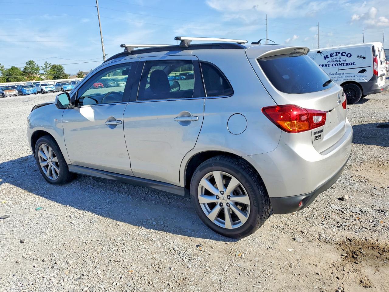 2013 Mitsubishi Outlander Sport Se Silver vin: 4A4AP4AU2DE002097