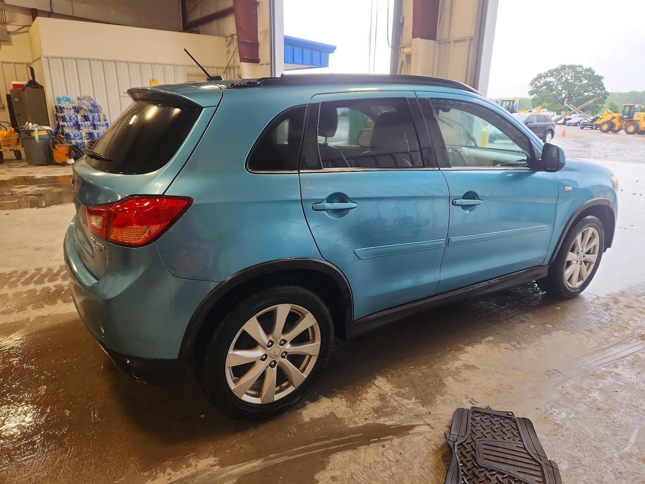 2014 Mitsubishi Outlander Sport Se Синий vin: 4A4AP4AU2EE016339