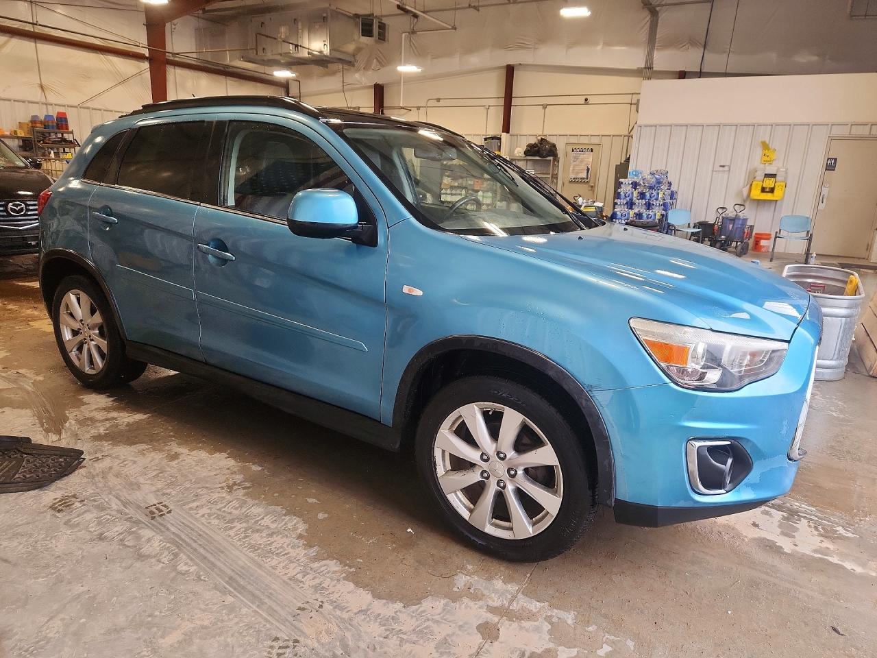 2014 Mitsubishi Outlander Sport Se Синий vin: 4A4AP4AU2EE016339
