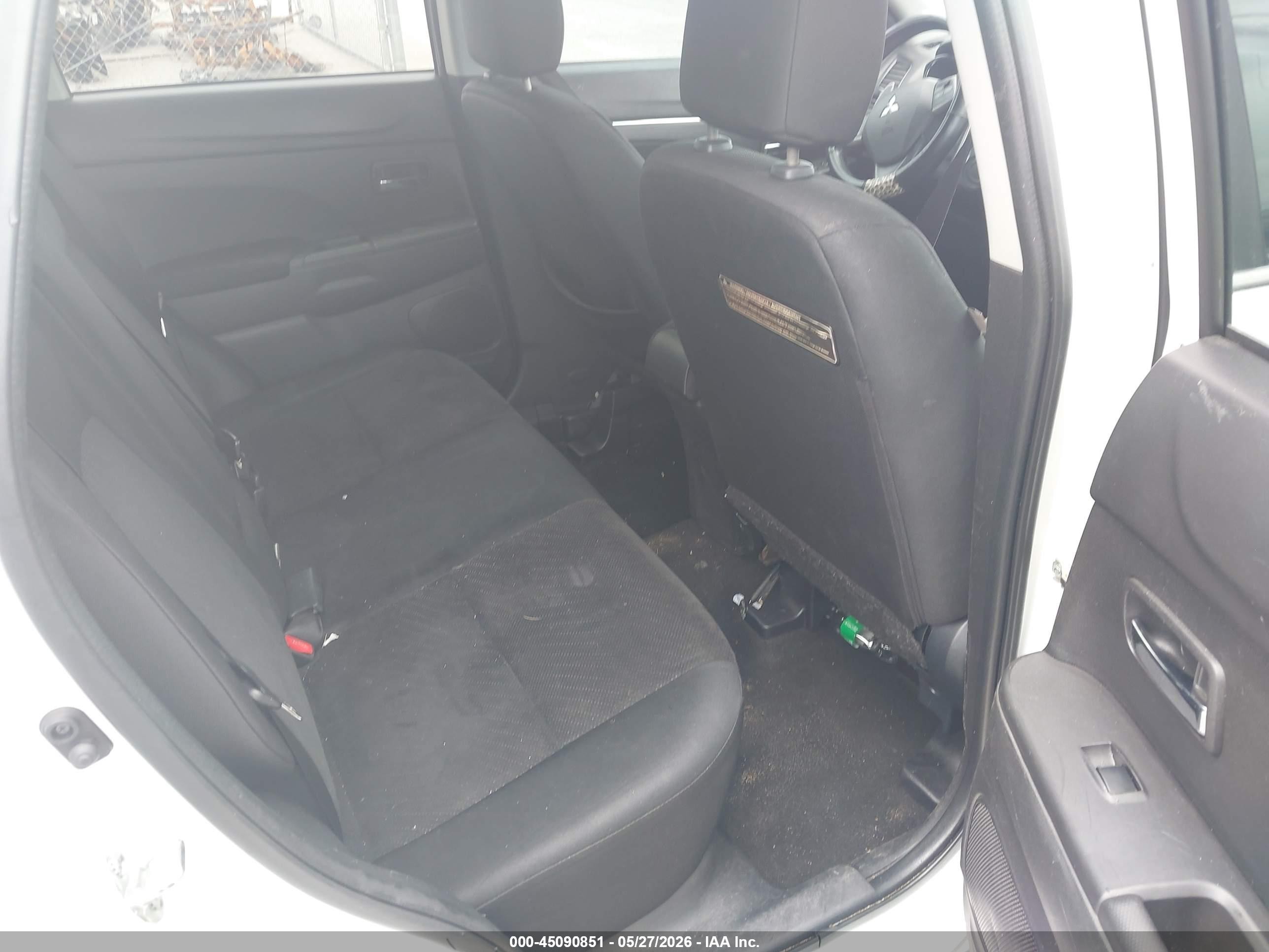 2014 Mitsubishi Outlander Sport Se White vin: 4A4AP4AU3EE009142