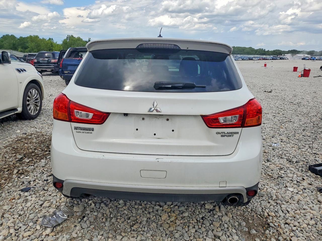 2014 Mitsubishi Outlander Sport Se Белый vin: 4A4AP4AU3EE020688