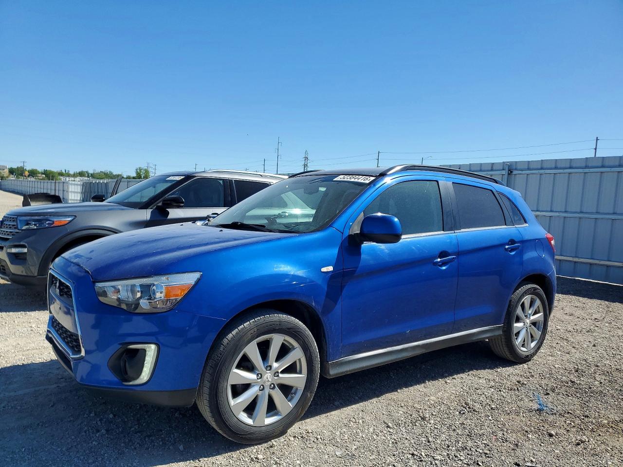 2015 Mitsubishi Outlander Sport Se Blue vin: 4A4AP4AU3FE057581