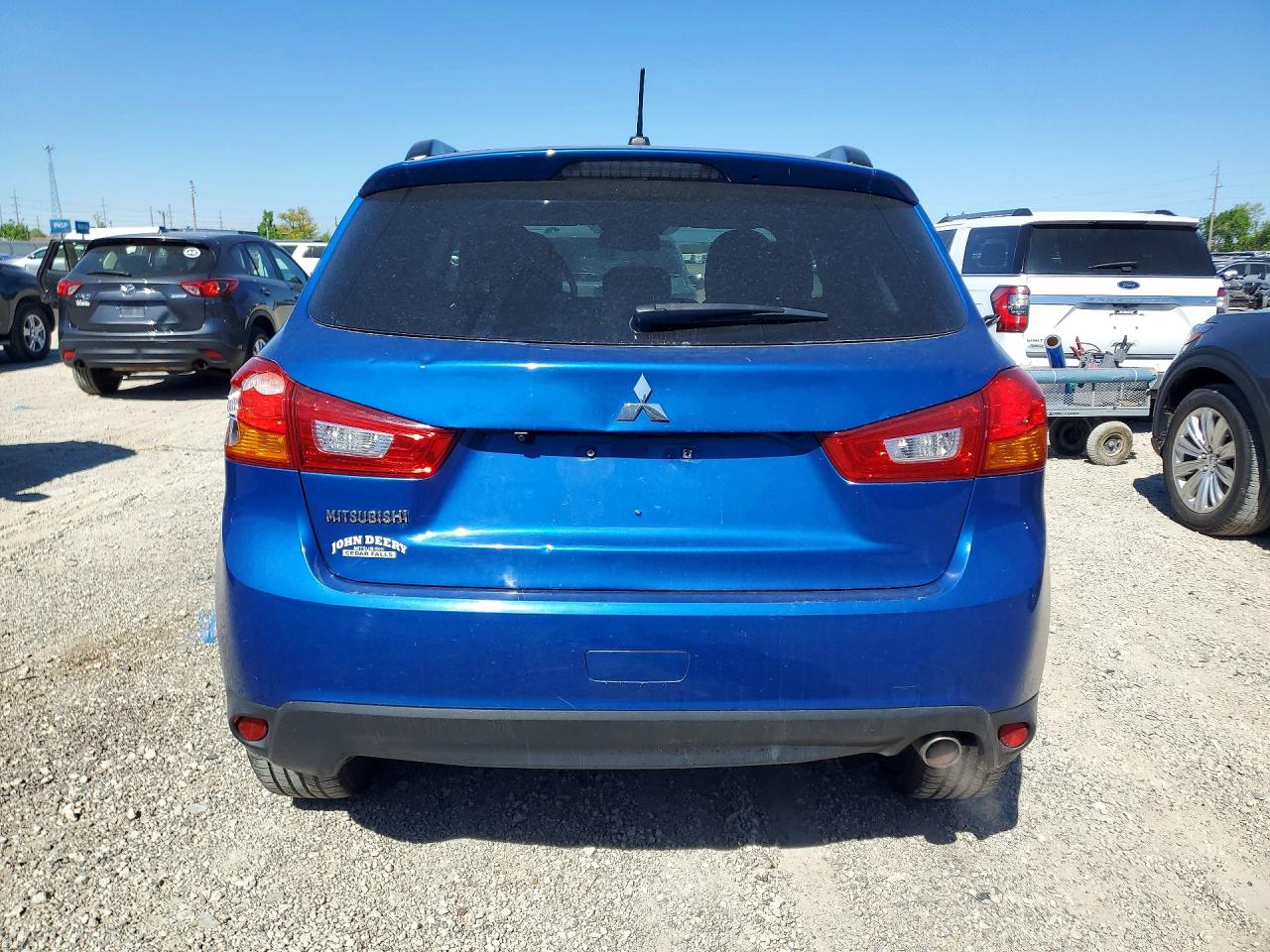 2015 Mitsubishi Outlander Sport Se Синий vin: 4A4AP4AU3FE057581