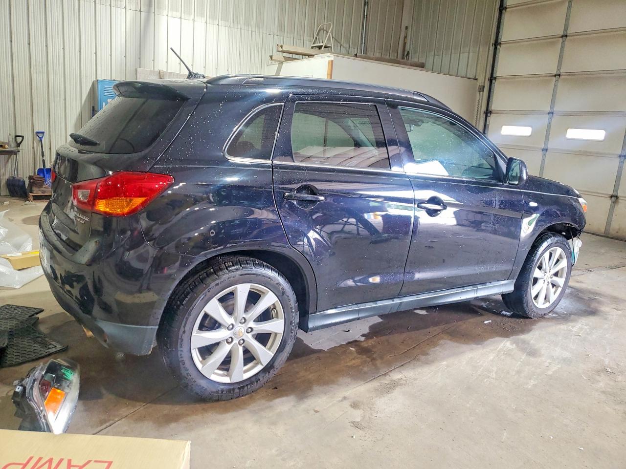 2013 Mitsubishi Outlander Sport Se Black vin: 4A4AP4AU4DE020200