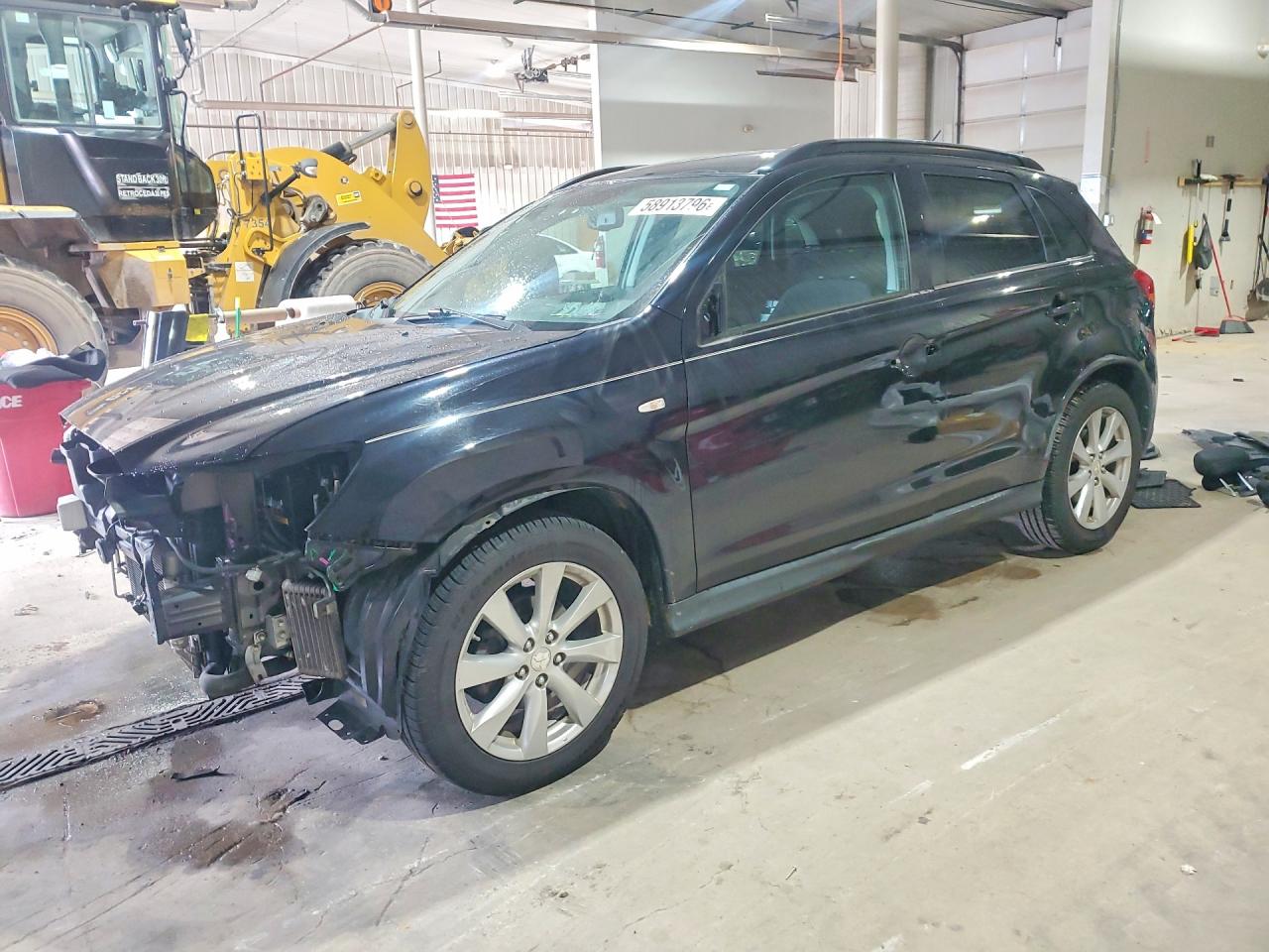 2013 Mitsubishi Outlander Sport Se Black vin: 4A4AP4AU4DE020200