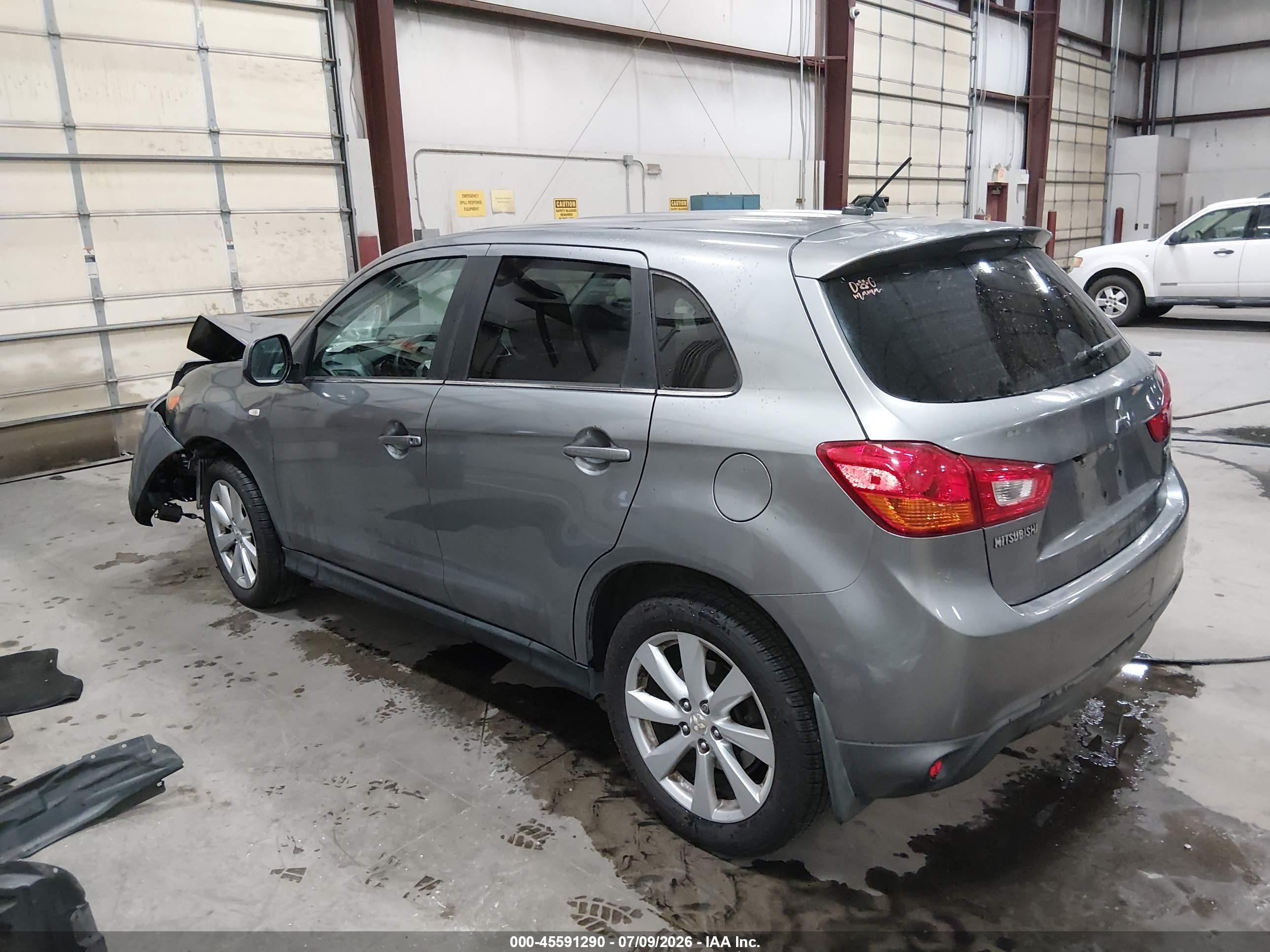 2015 Mitsubishi Outlander Sport Se Gray vin: 4A4AP4AU4FE014559