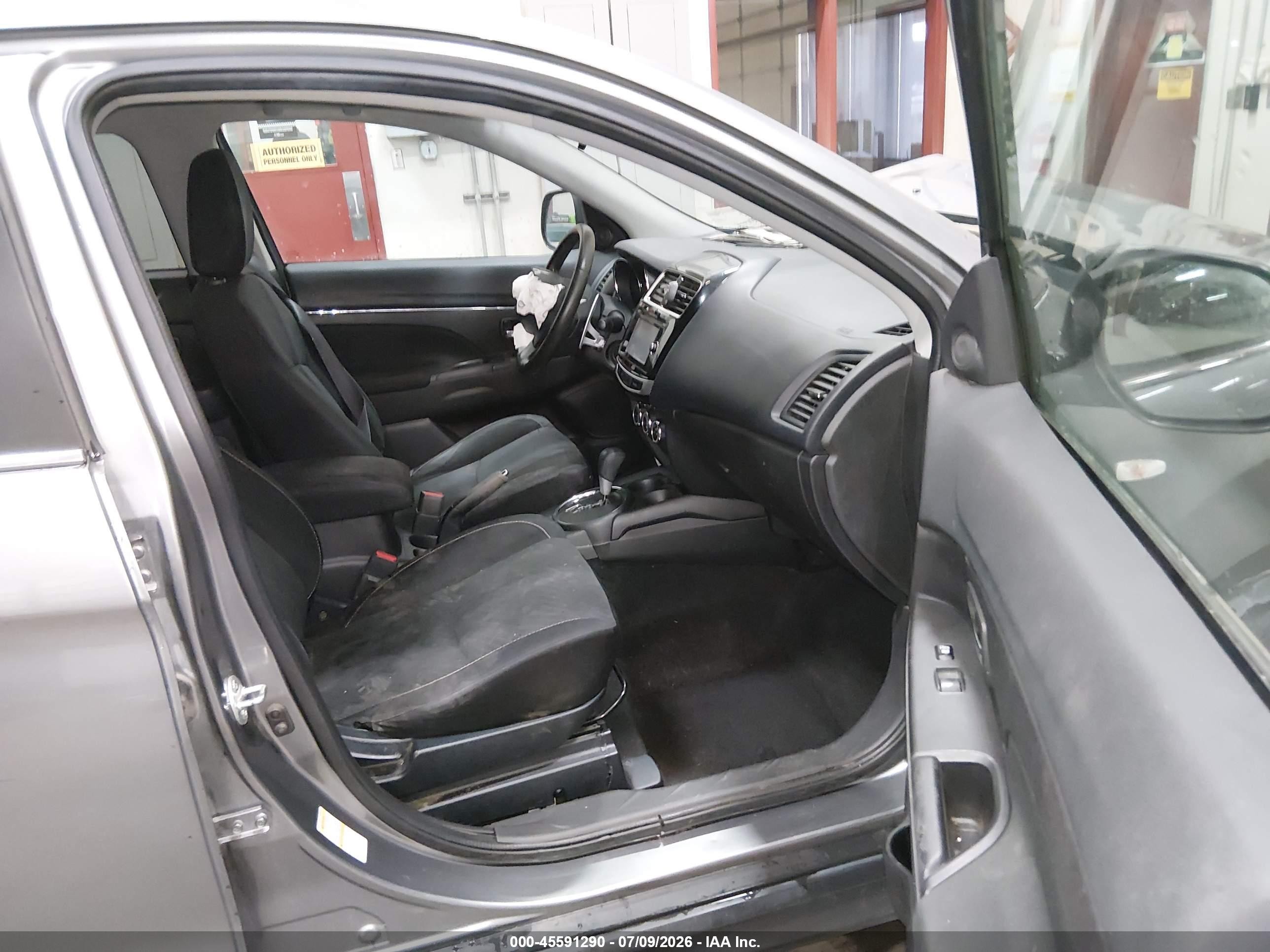 2015 Mitsubishi Outlander Sport Se Gray vin: 4A4AP4AU4FE014559