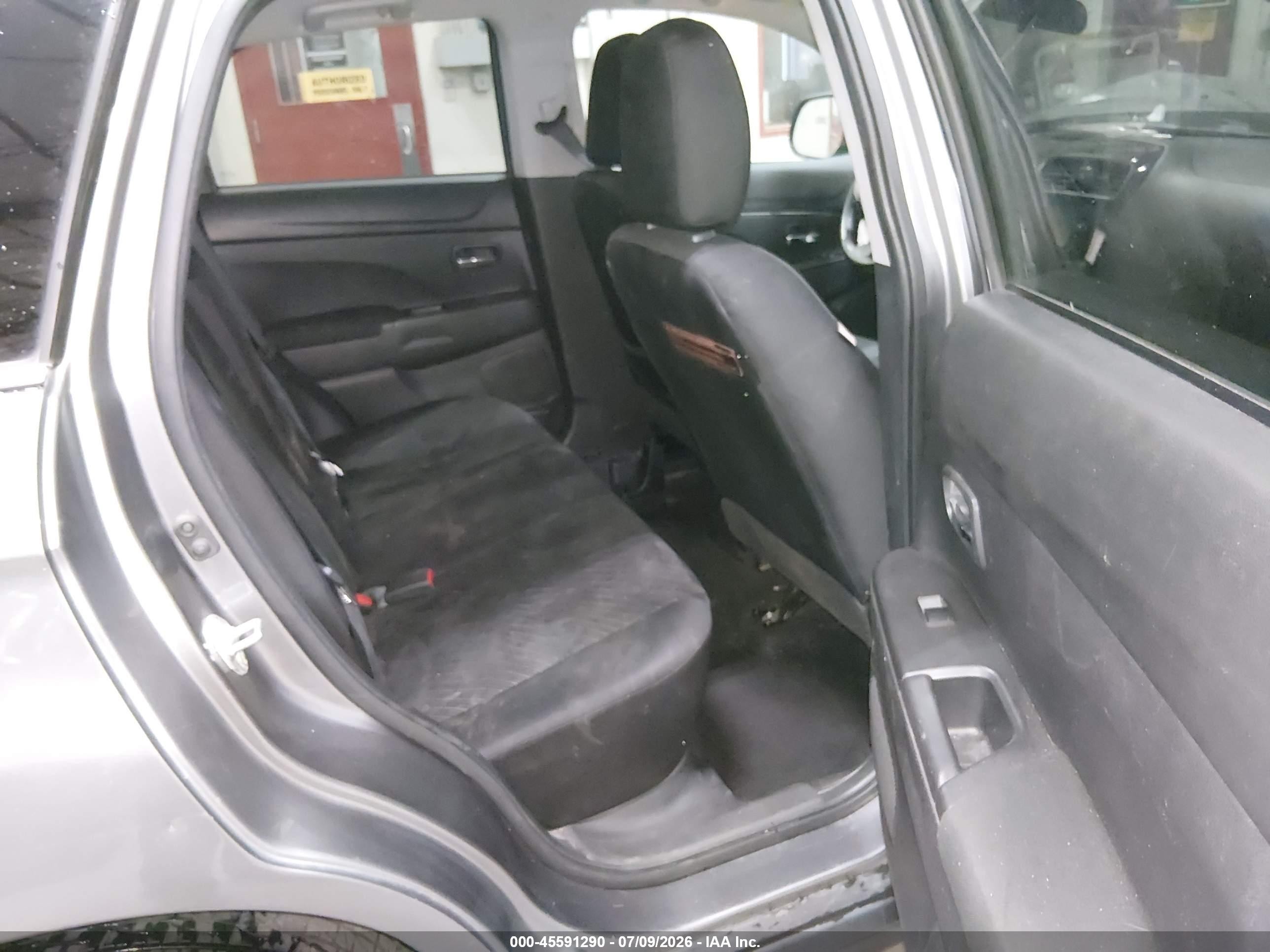 2015 Mitsubishi Outlander Sport Se Gray vin: 4A4AP4AU4FE014559