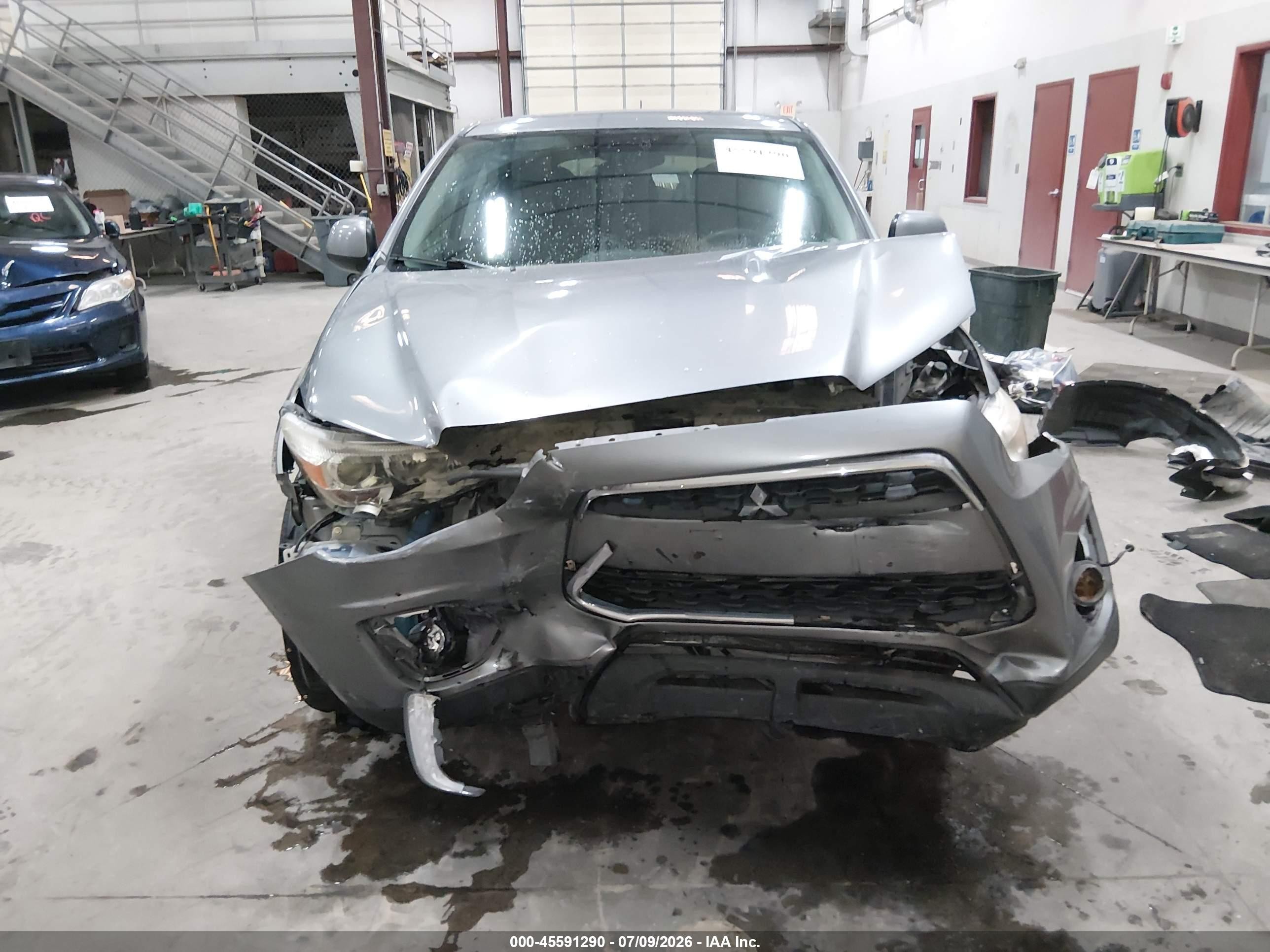 2015 Mitsubishi Outlander Sport Se Gray vin: 4A4AP4AU4FE014559