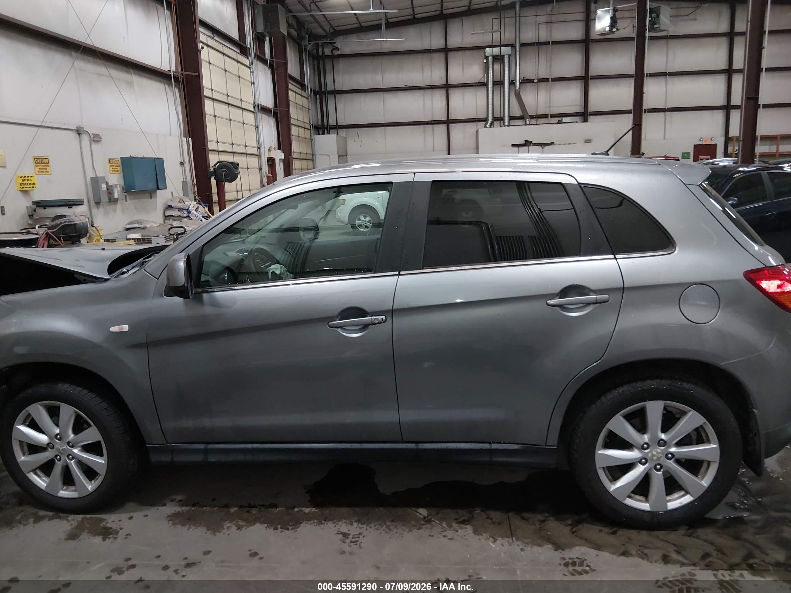 2015 Mitsubishi Outlander Sport Se Gray vin: 4A4AP4AU4FE014559