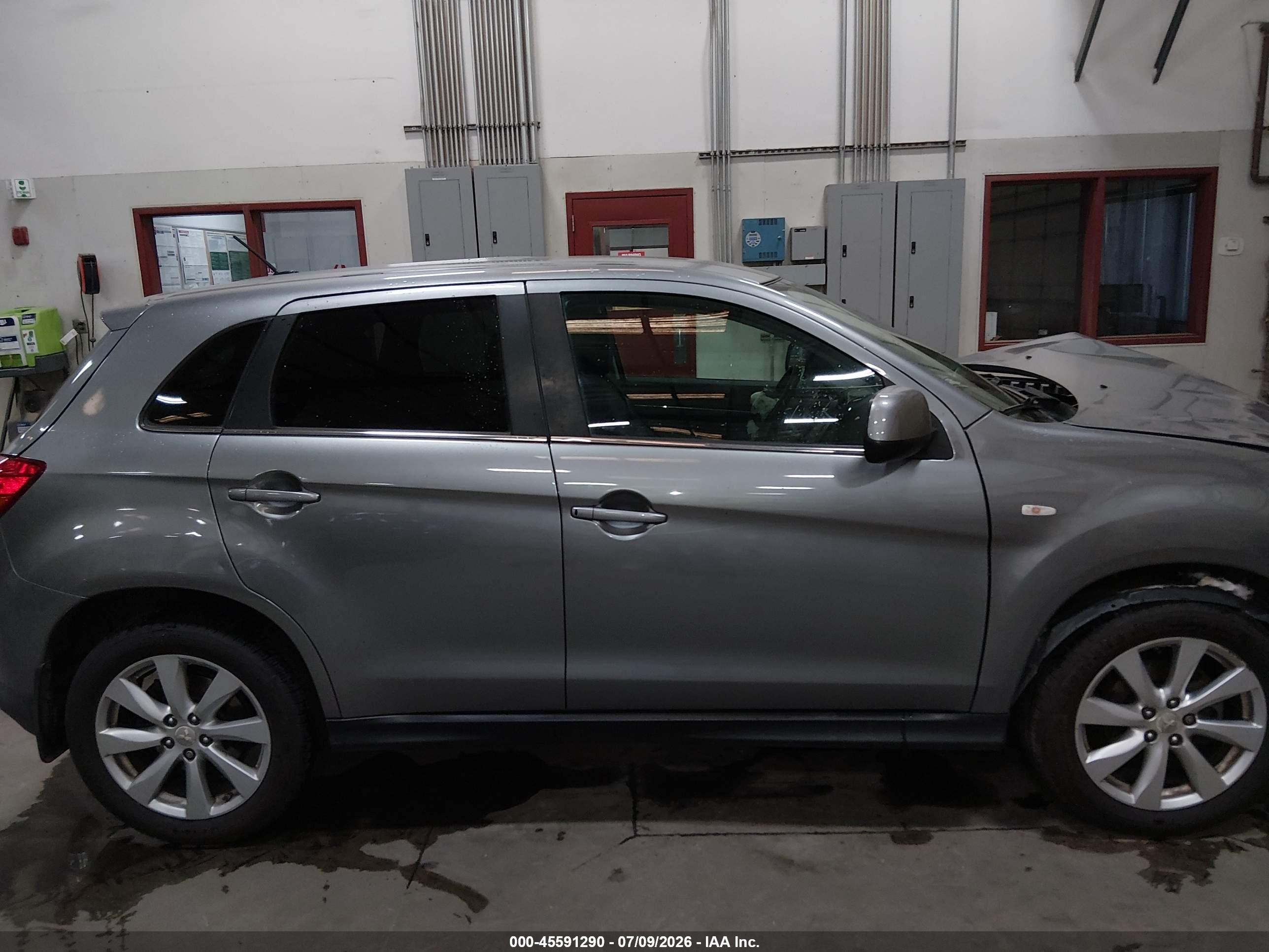 2015 Mitsubishi Outlander Sport Se Gray vin: 4A4AP4AU4FE014559