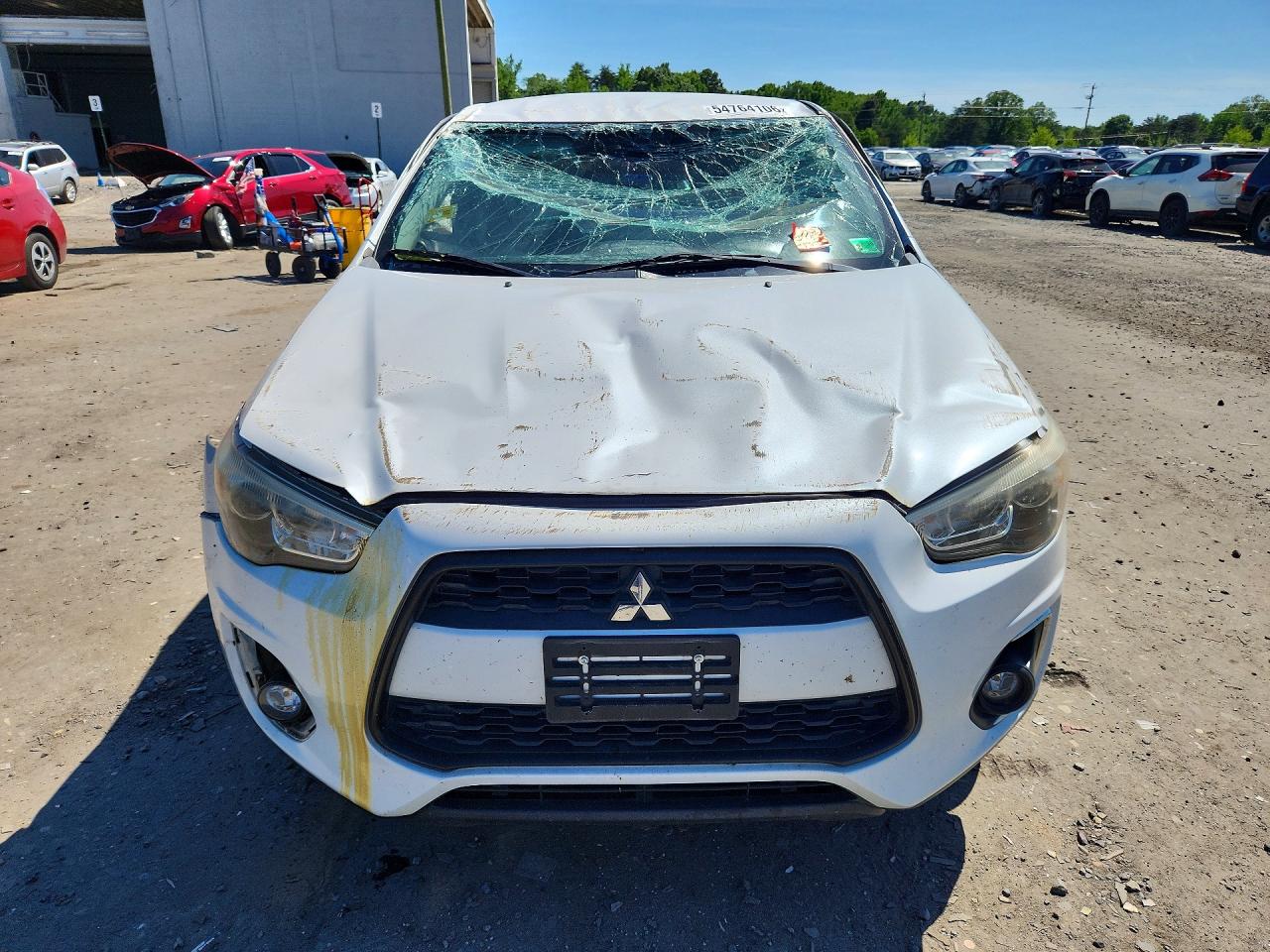 2015 Mitsubishi Outlander Sport Se White vin: 4A4AP4AU4FE061817