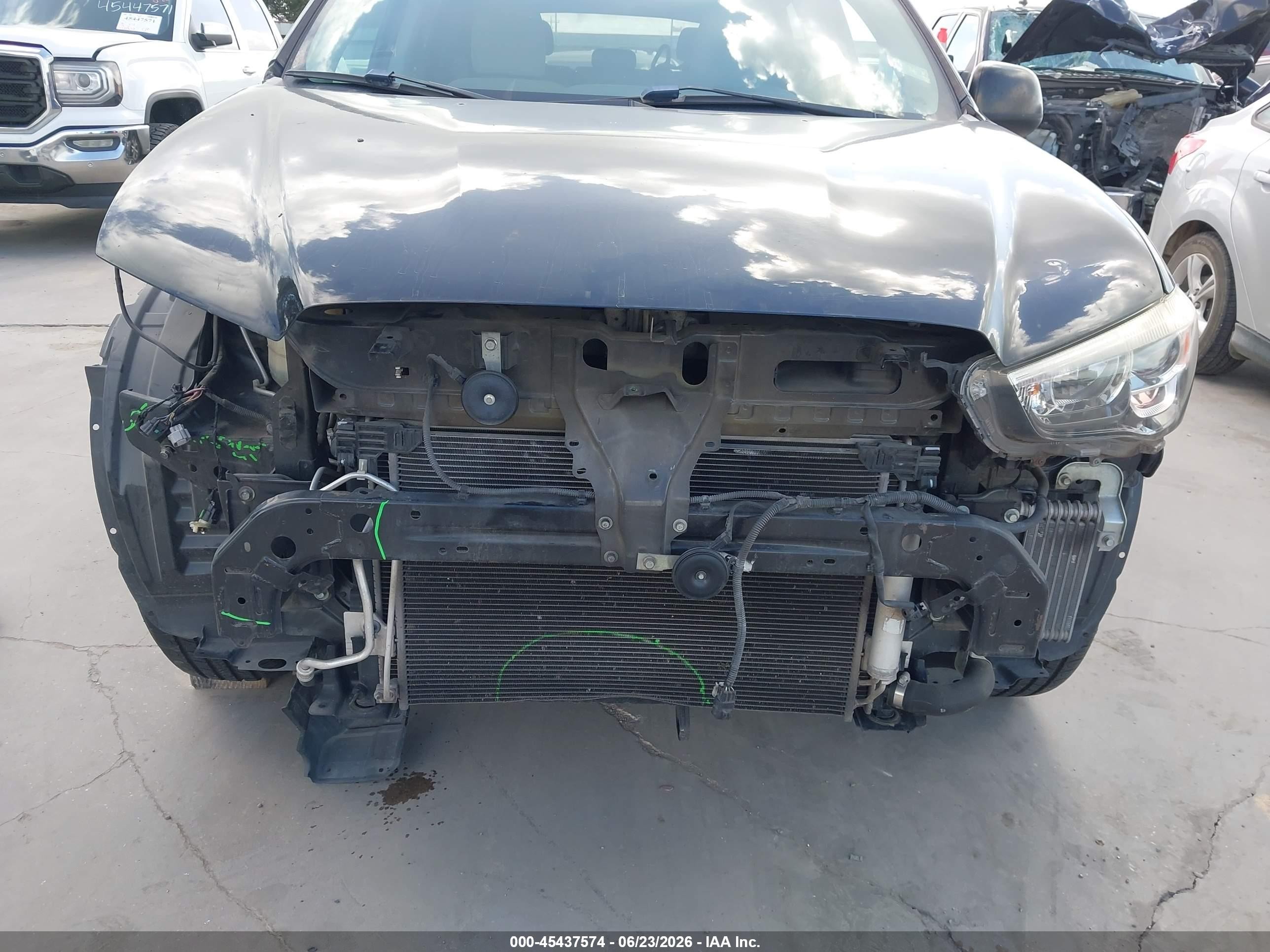 2015 Mitsubishi Outlander Sport Se Черный vin: 4A4AP4AU4FE062725