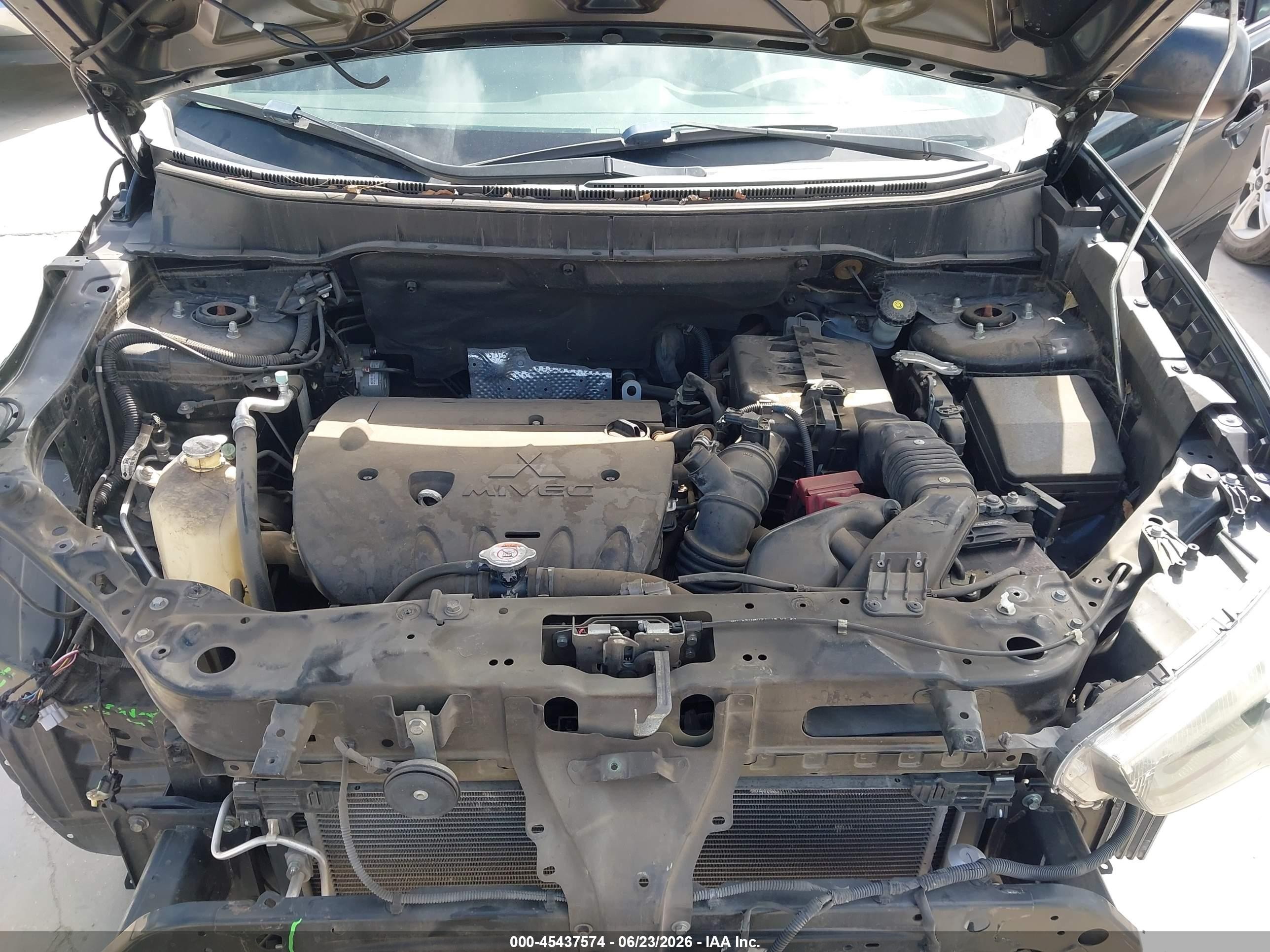 2015 Mitsubishi Outlander Sport Se Черный vin: 4A4AP4AU4FE062725