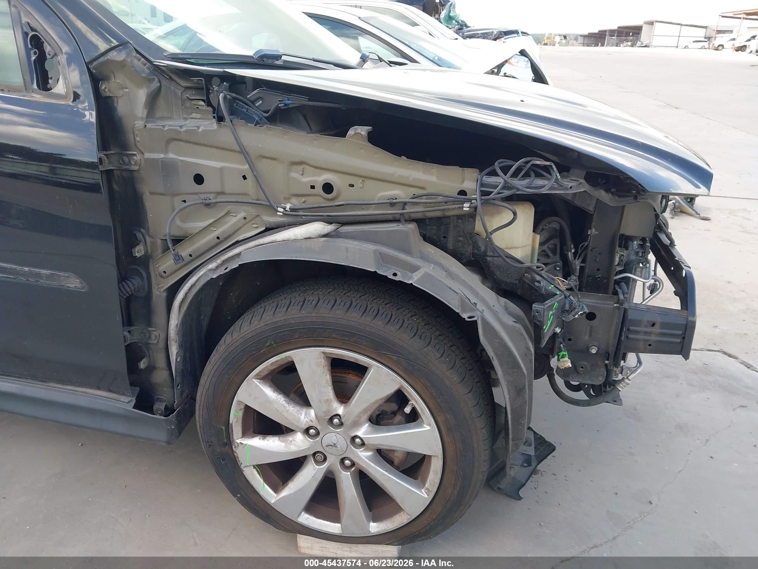 2015 Mitsubishi Outlander Sport Se Черный vin: 4A4AP4AU4FE062725