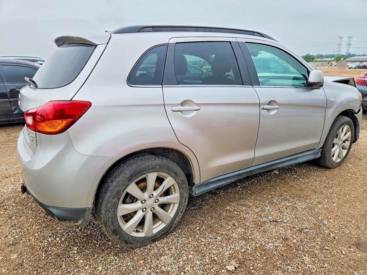 2013 Mitsubishi Outlander Sport Se Серебряный vin: 4A4AP4AU5DE001025