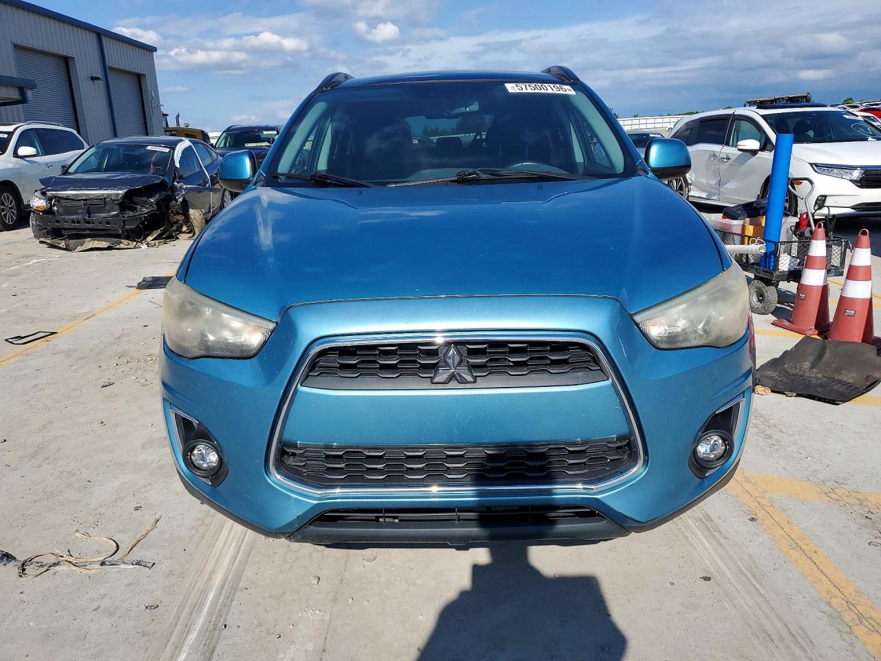 2013 Mitsubishi Outlander Sport Se Turquoise vin: 4A4AP4AU5DE009710