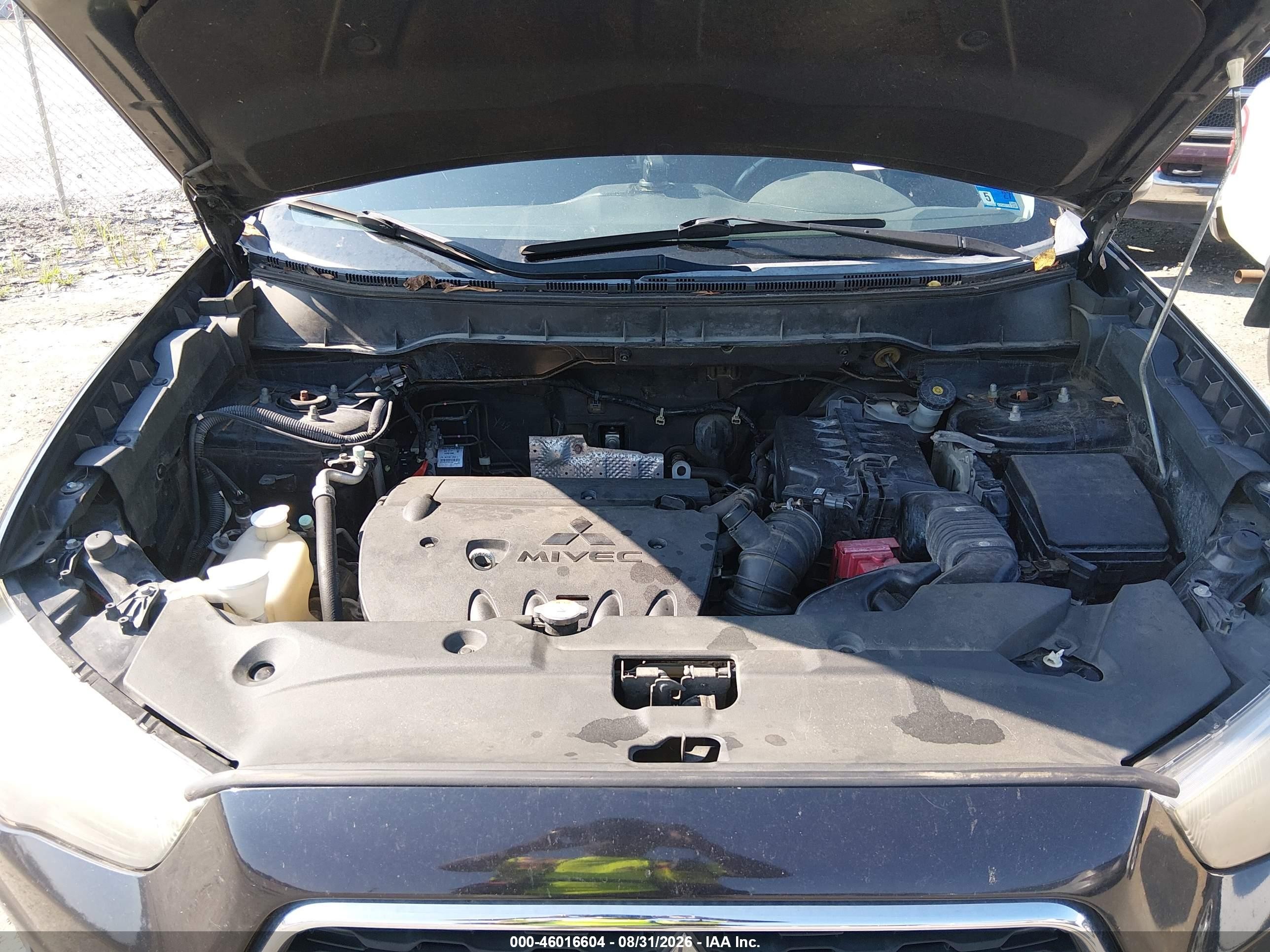 2013 Mitsubishi Outlander Sport Se Черный vin: 4A4AP4AU5DE015278