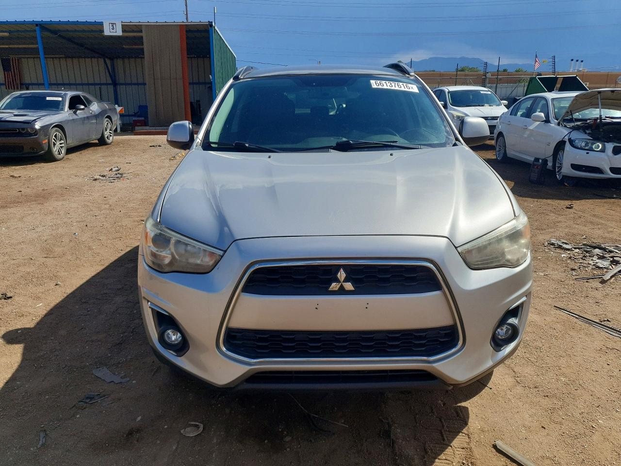 2014 Mitsubishi Outlander Sport Se Silver vin: 4A4AP4AU5EE030641
