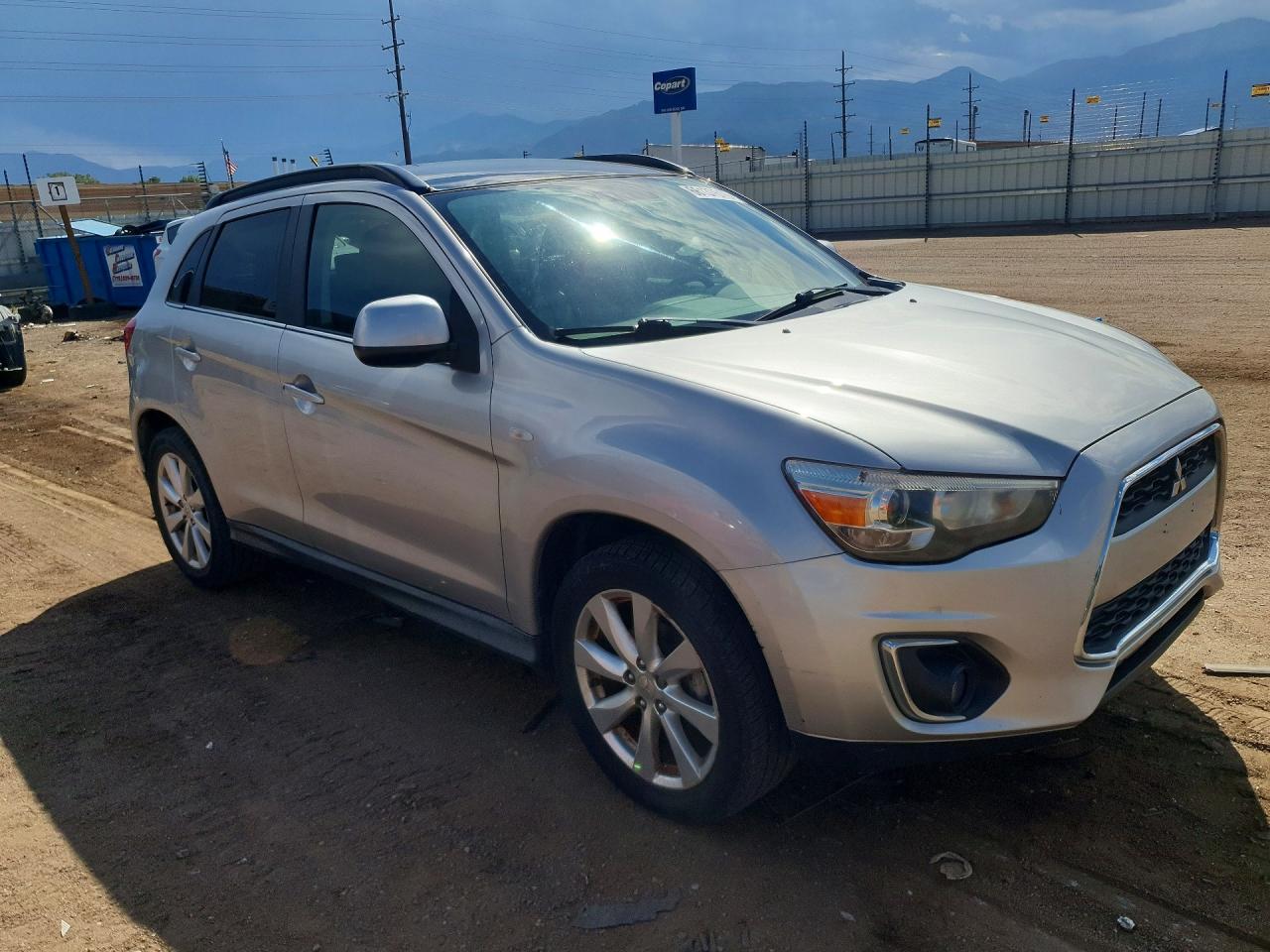 2014 Mitsubishi Outlander Sport Se Silver vin: 4A4AP4AU5EE030641