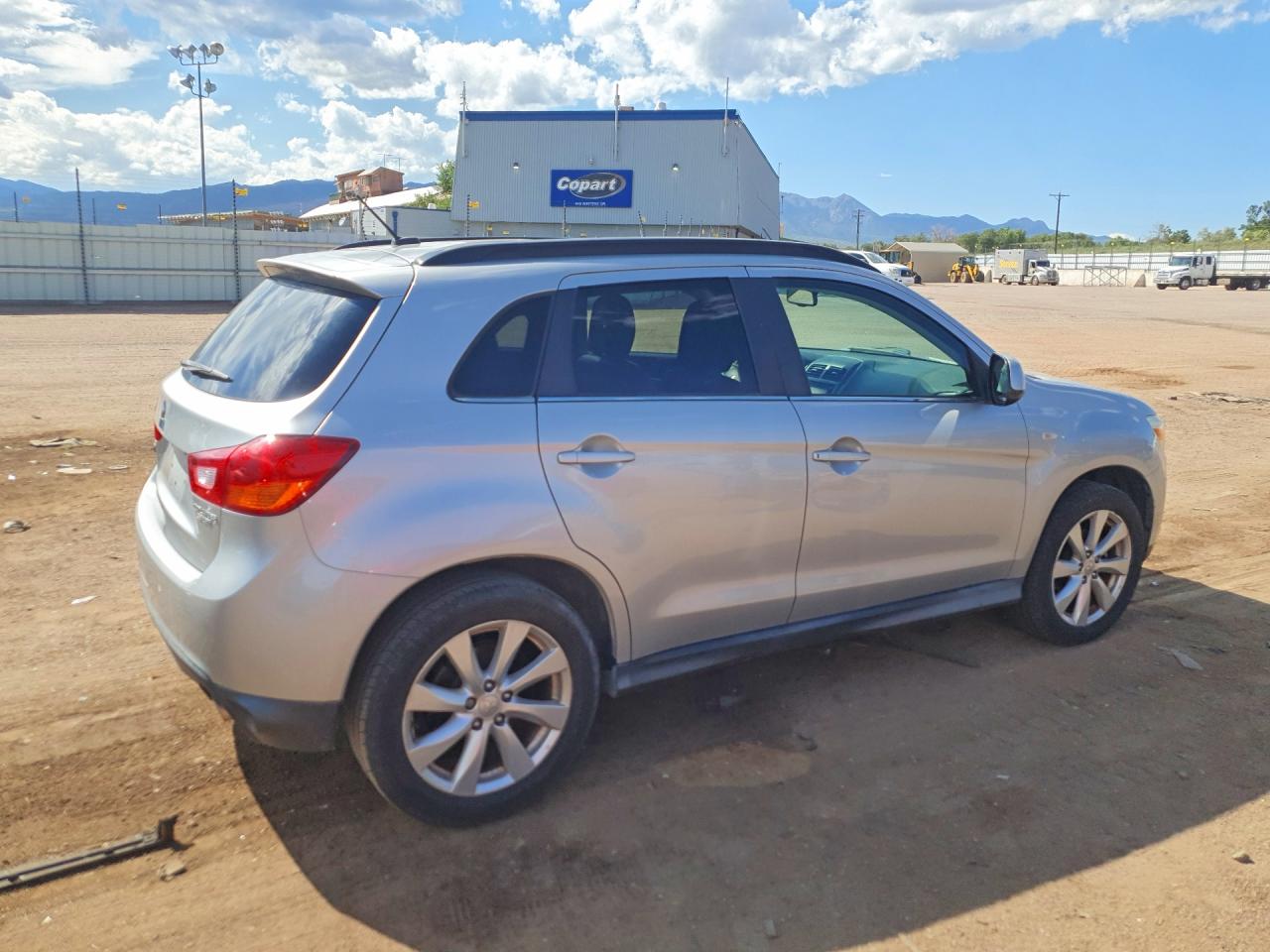 2014 Mitsubishi Outlander Sport Se Silver vin: 4A4AP4AU5EE030641