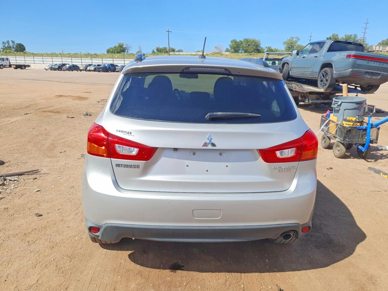 2014 Mitsubishi Outlander Sport Se Silver vin: 4A4AP4AU5EE030641