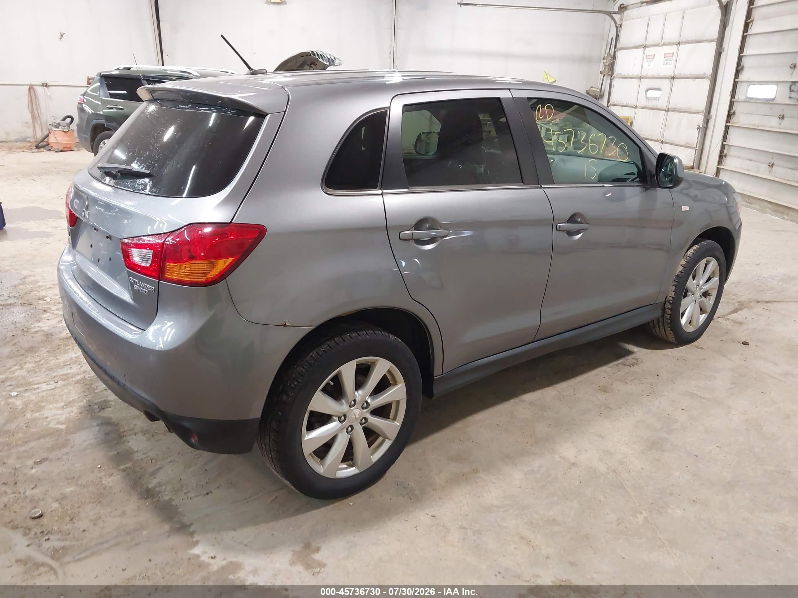 2015 Mitsubishi Outlander Sport Se Silver vin: 4A4AP4AU5FE054956
