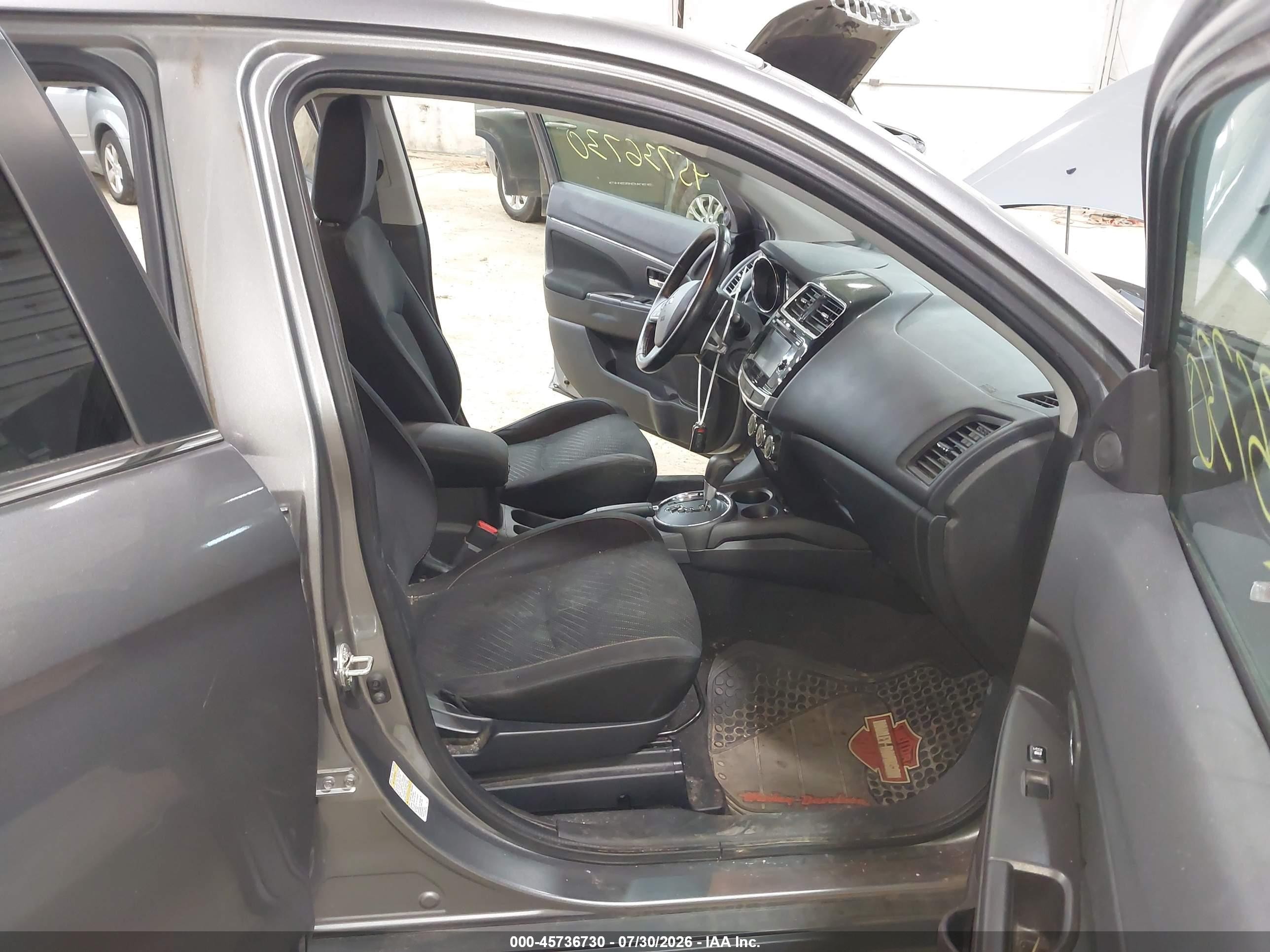 2015 Mitsubishi Outlander Sport Se Silver vin: 4A4AP4AU5FE054956