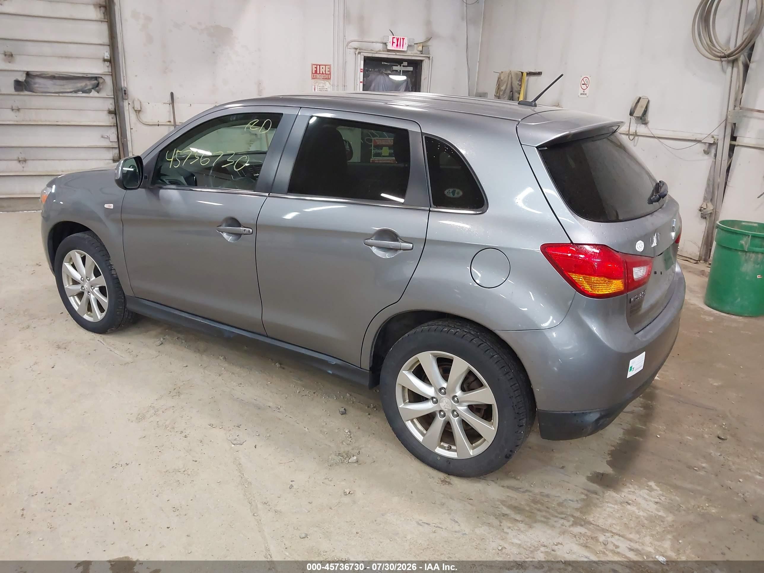 2015 Mitsubishi Outlander Sport Se Silver vin: 4A4AP4AU5FE054956