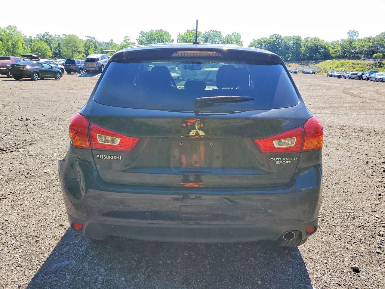 2015 Mitsubishi Outlander Sport Se Black vin: 4A4AP4AU5FE060658