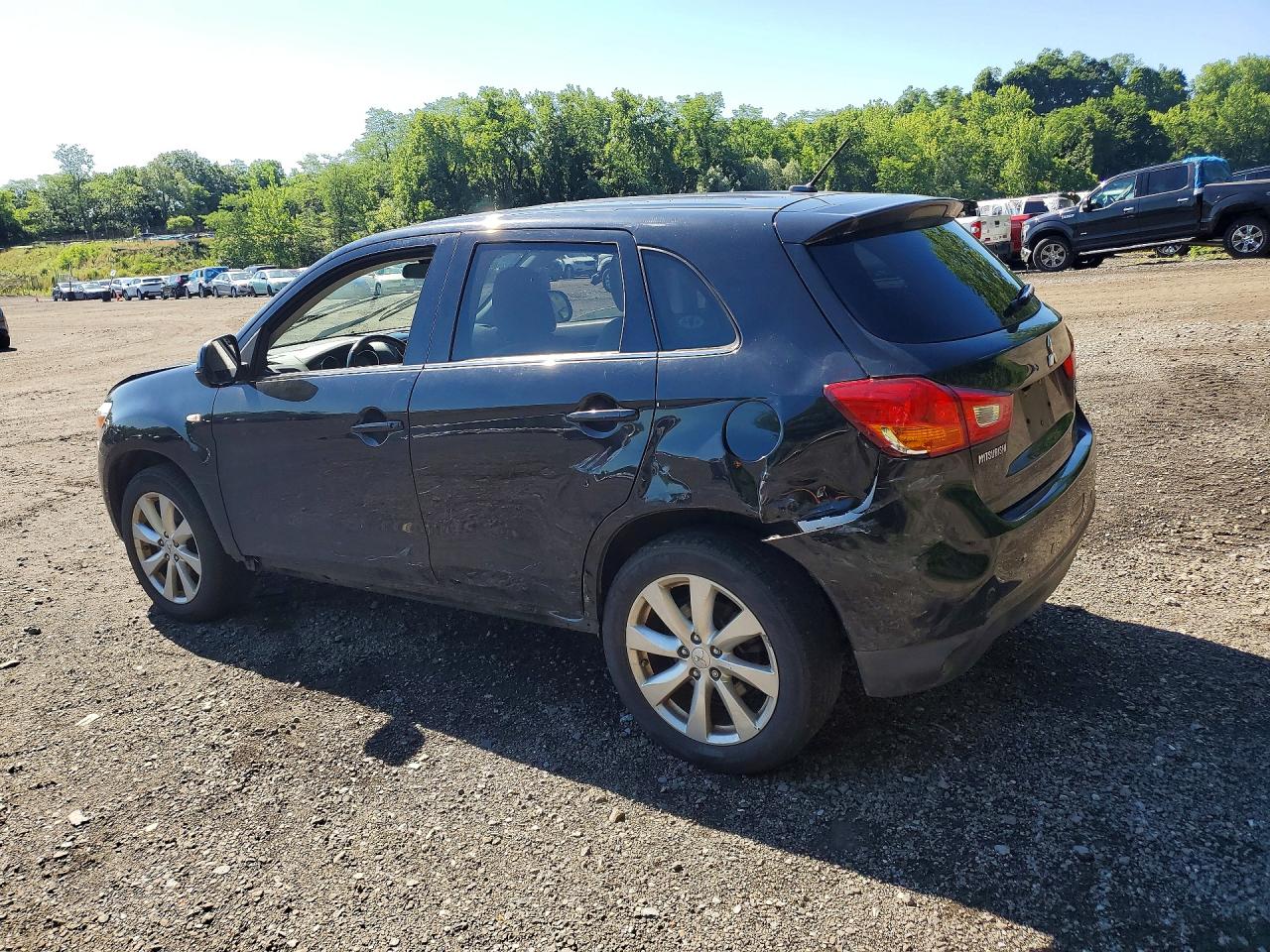 2015 Mitsubishi Outlander Sport Se Black vin: 4A4AP4AU5FE060658