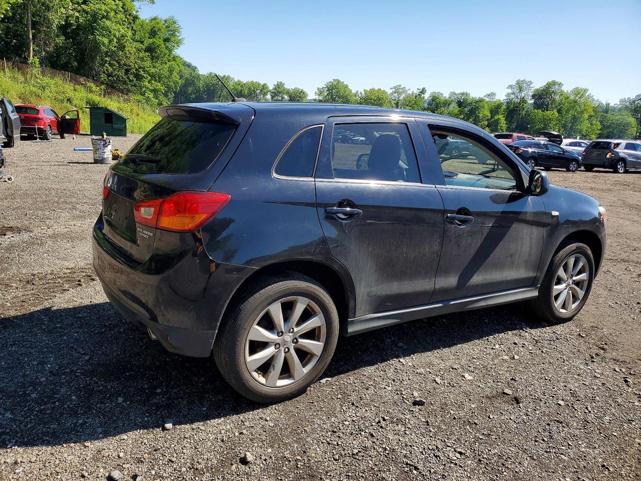2015 Mitsubishi Outlander Sport Se Black vin: 4A4AP4AU5FE060658